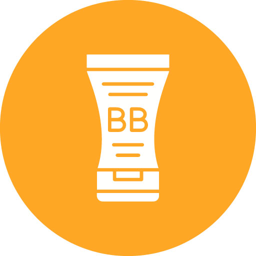 BB Cream Glyph Circle Icon