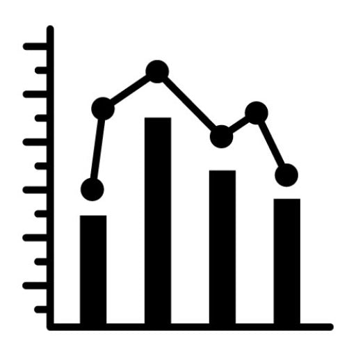 Graph Glyph Icon | Productivity