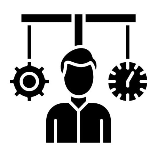 Balance Work Glyph Icon