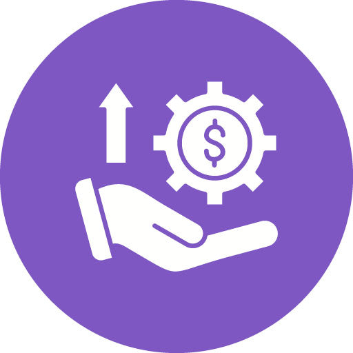 Money Benefit Glyph Circle Icon