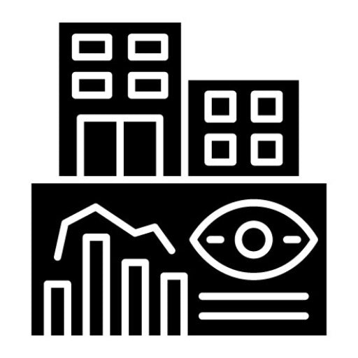 Company Vision Glyph Icon