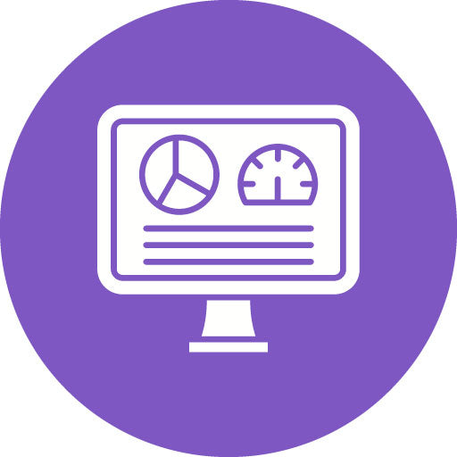 Dashboard Glyph Circle Icon