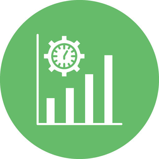 Productivity Glyph Circle Icon