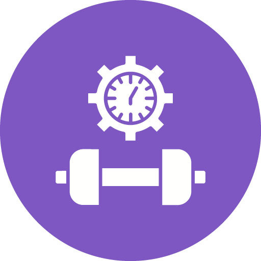 Exercise Glyph Circle Icon