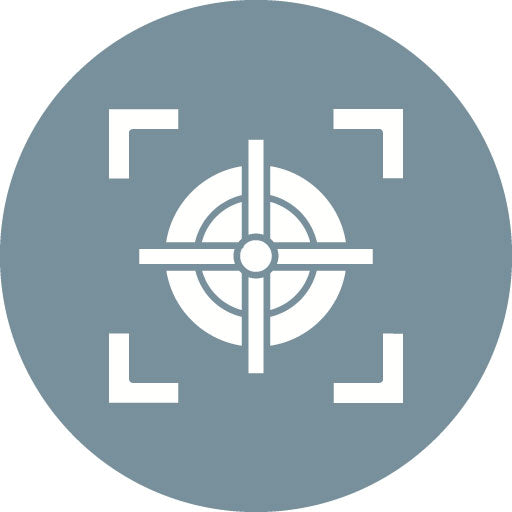 Focus Glyph Circle Icon