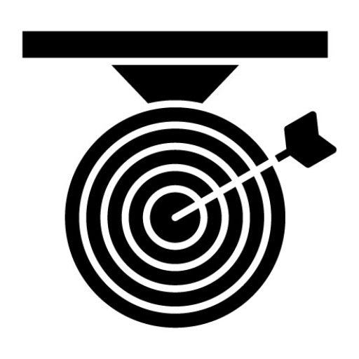Goal Glyph Icon | Productivity