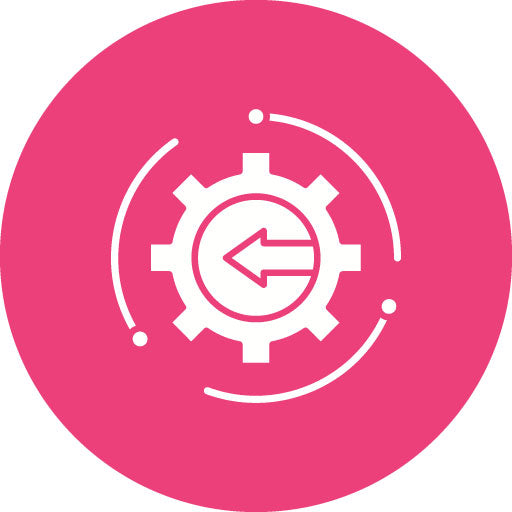 Integration Glyph Circle Icon