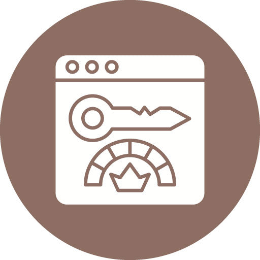 KPI Glyph Circle Icon