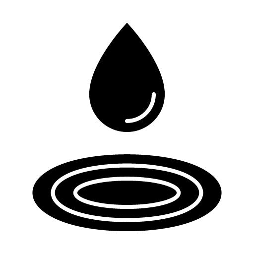 Water Drop Glyph Icon