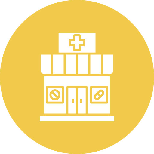 Pharmacy Glyph Circle Icon