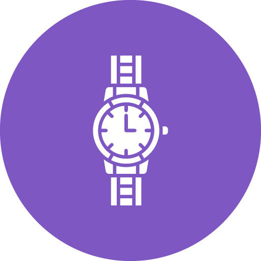 Wristwatch Glyph Circle Icon