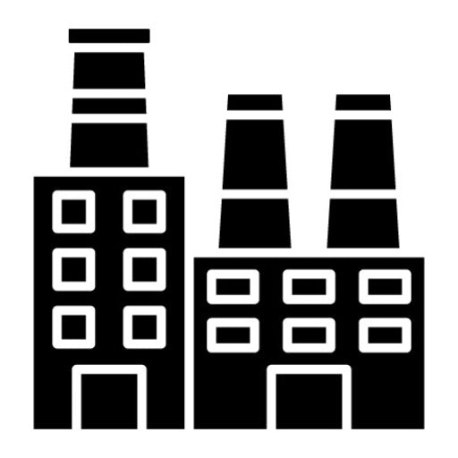 Industry Glyph Icon | Smart City