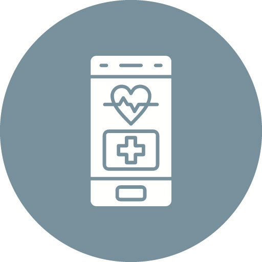 Medical App Glyph Circle Icon