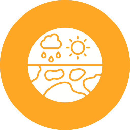 Climatization Glyph Circle Icon