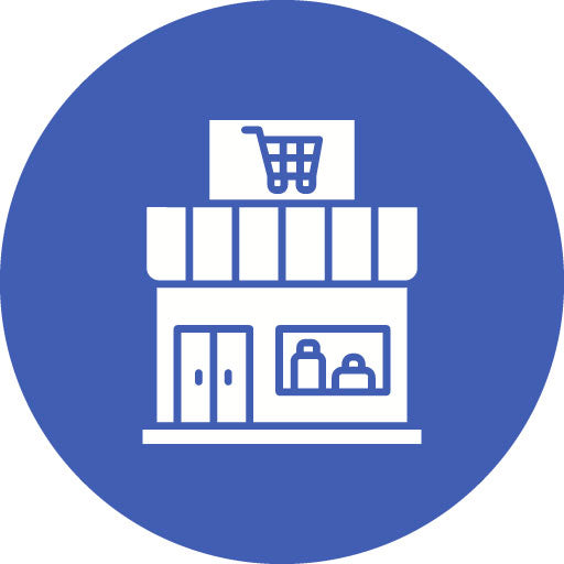 Retail Glyph Circle Icon