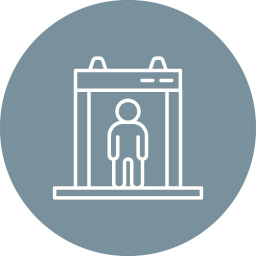 Body Scanner Line Circle Icon