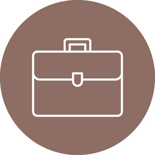 Briefcase Line Circle Icon