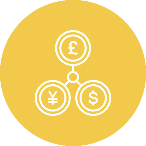 Currency Line Circle Icon