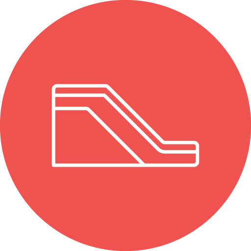 Escalator Line Circle Icon