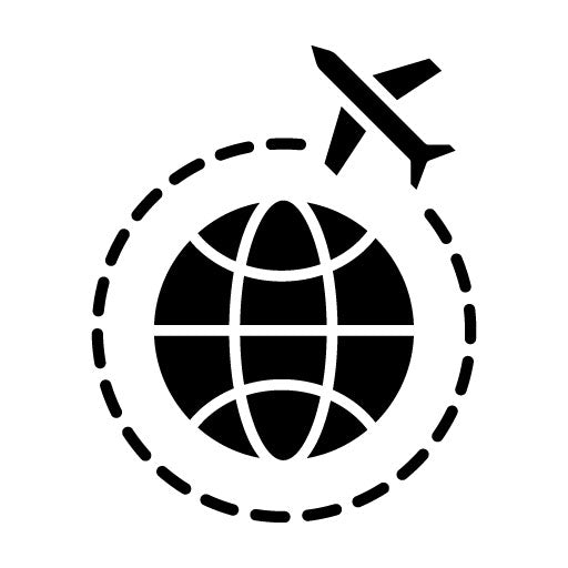 Global Glyph Icon | Immigration