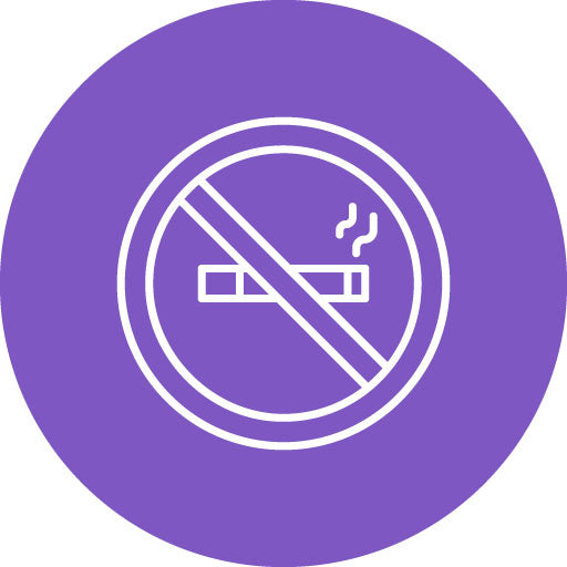 No Smoking Line Circle Icon