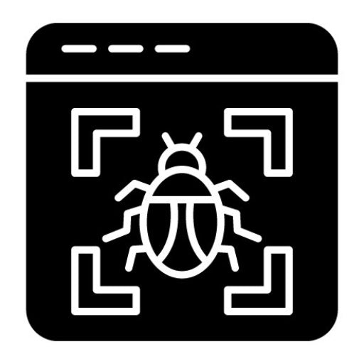 Virus Detection Glyph Icon