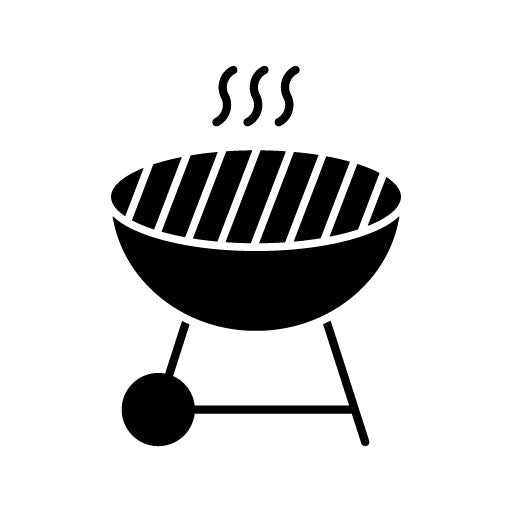 Barbecue Grill Glyph Icon