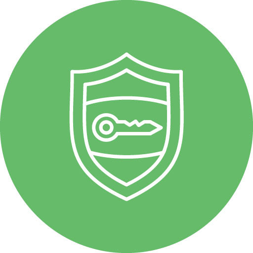 VPN Line Circle Icon