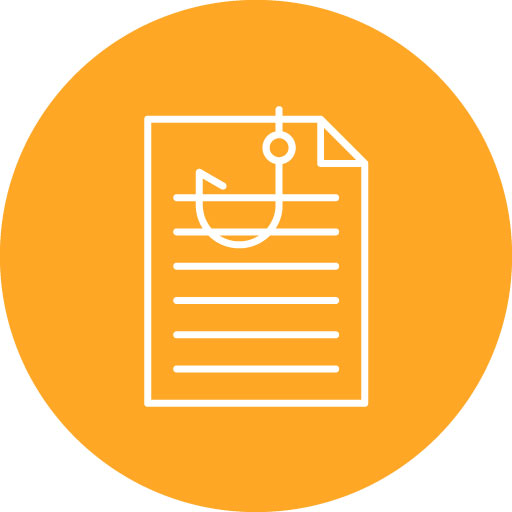 Stealing Documents Line Circle Icon