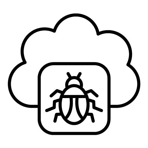 Cloud Virus Icon