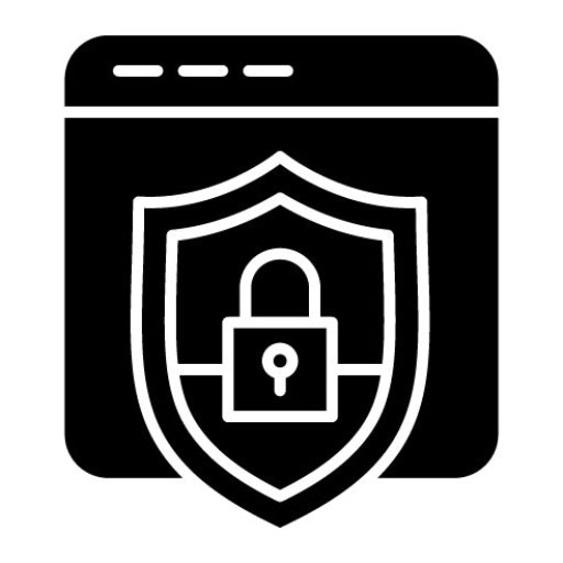 Website Security Glyph Icon