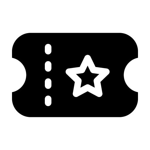 Ticket Glyph Icon | UI