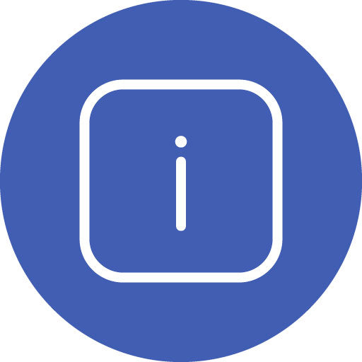 Info Square Line Circle Icon