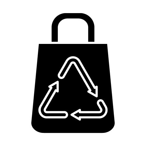 Bag Recycling Glyph Icon
