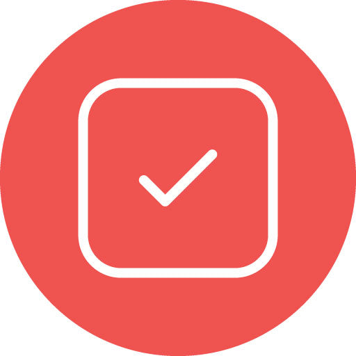 Tick Square Line Circle Icon