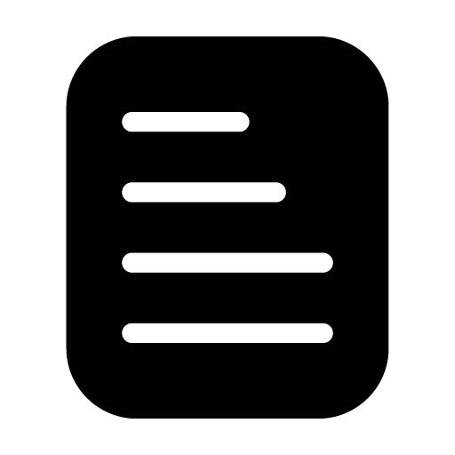Document Glyph Icon | UI