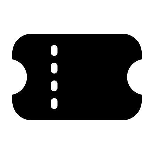 Ticket I Glyph Icon