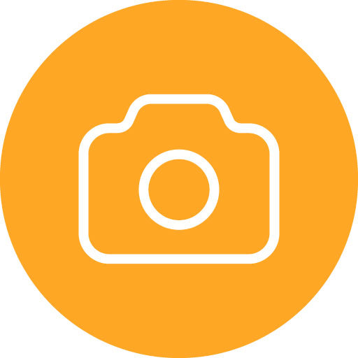 Camera Line Circle Icon