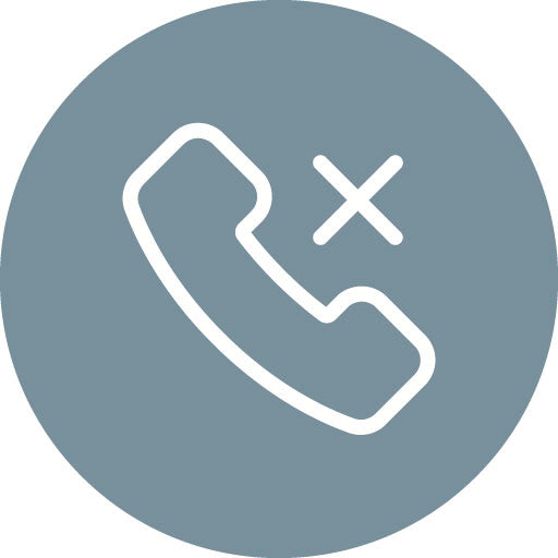 Call Missed Line Circle Icon