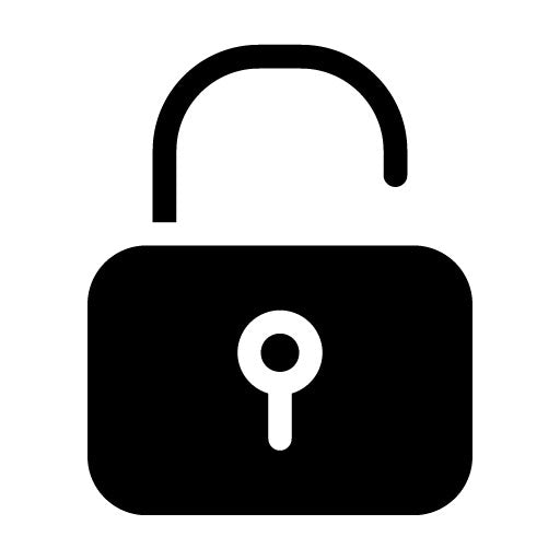 Unlock Glyph Icon | UI