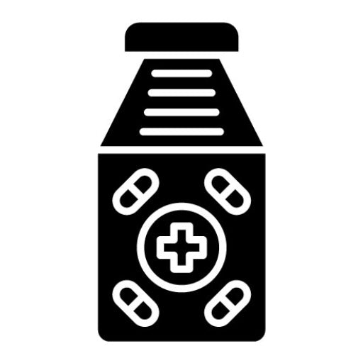 Antibiotic Glyph Icon | Pharmacy