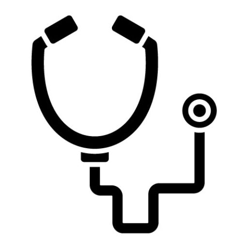 Stethoscope Glyph Icon | Pharmacy