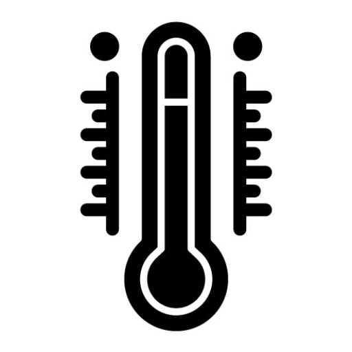 Thermometer Glyph Icon | Pharmacy