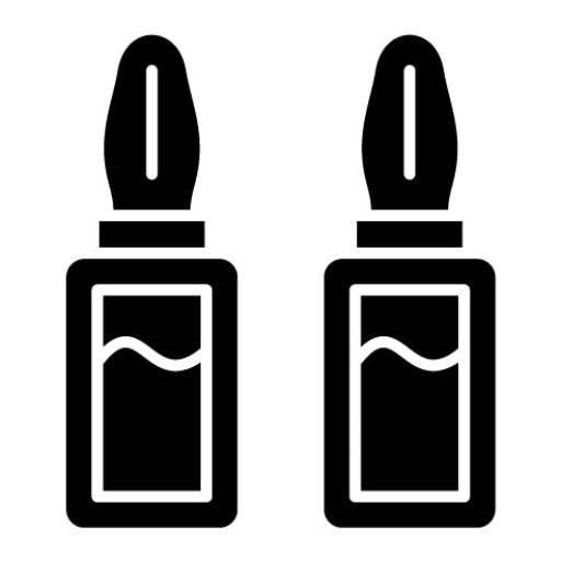 Ampoule Glyph Icon | Pharmacy