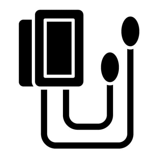 Blood Pressure Glyph Icon | Pharmacy