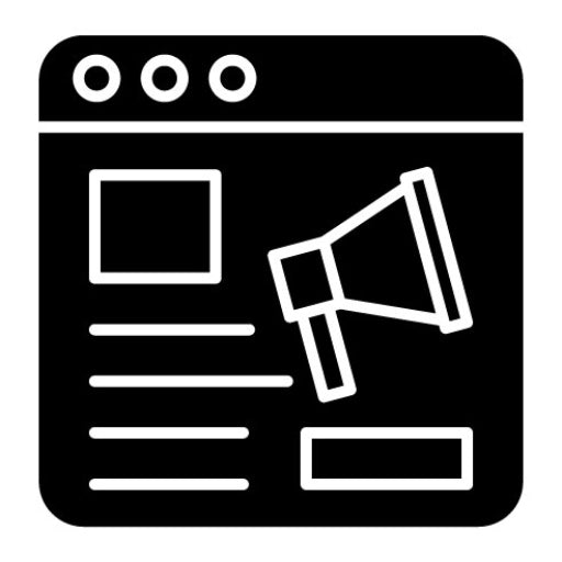 Breaking News Glyph Icon | News and Media
