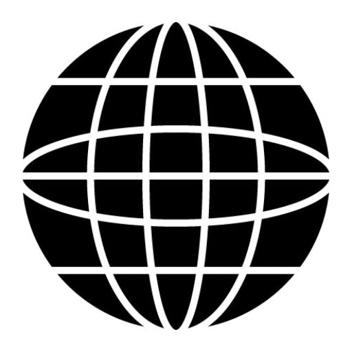 Globe Glyph Icon | News and Media