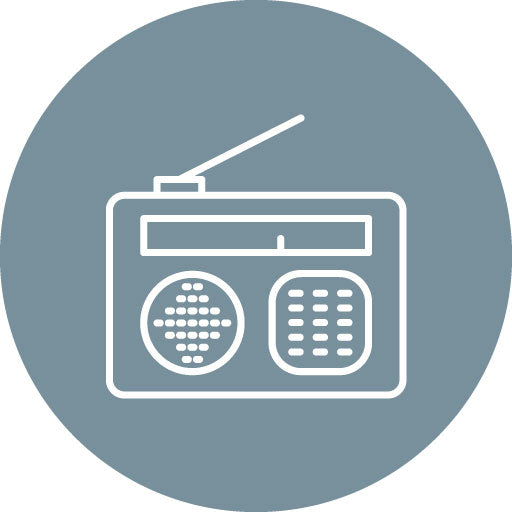 Radio Line Circle Icon