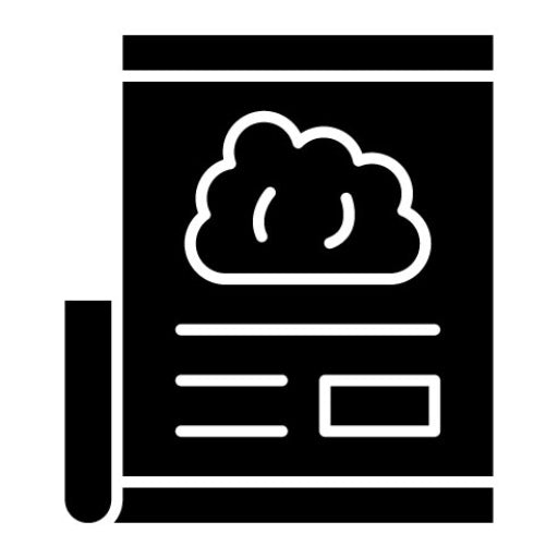 Weather News Glyph Icon