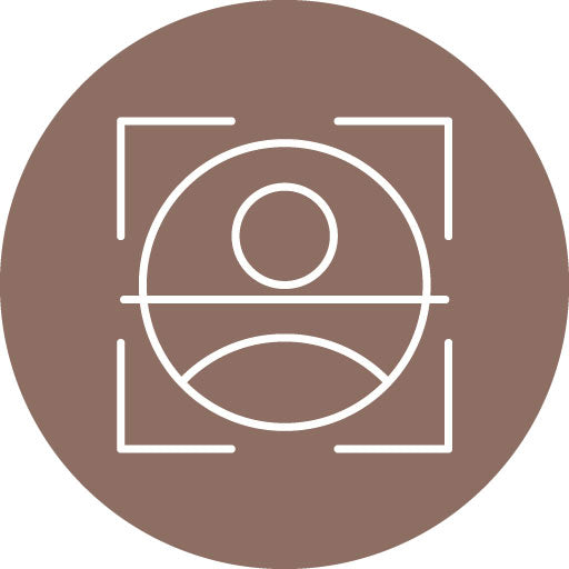 Face Scanner Line Circle Icon